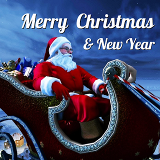 Merry XMAS & NewYear Wishes Icon