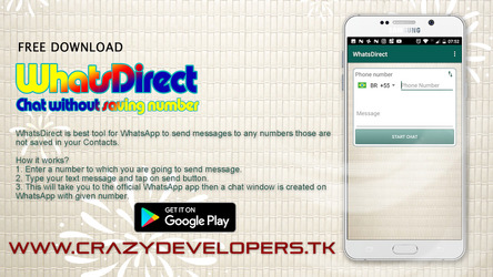 WhatsDirect - Chat without saving number Screenshot 4