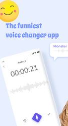 Free voice changer: funny sound effects, voice app Скриншот 1