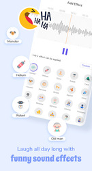 Free voice changer: funny sound effects, voice app Скриншот 3