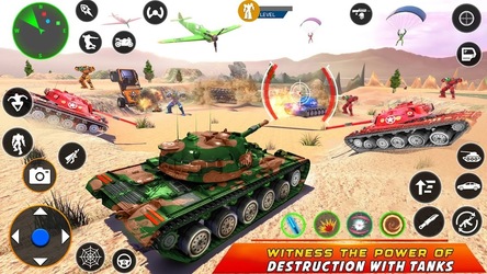 Army Bus Robot Car Game 3d Screenshot 3