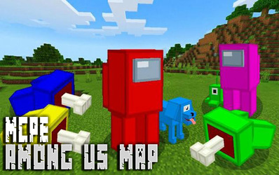 MCPE Mods about Among Us Screenshot 1