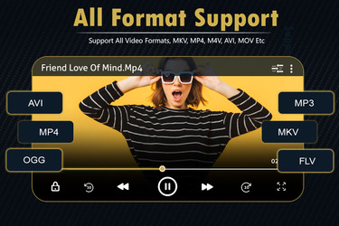 Tik Tik Video Player - Video Player & Music Player Screenshot 1
