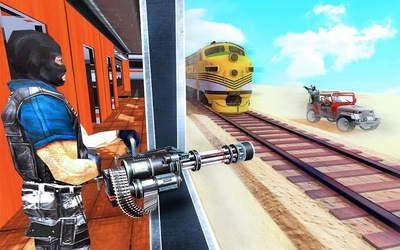 Train Hijacker: US Police Train Robbery Simulator Скриншот 3
