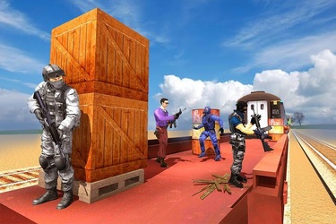 Train Hijacker: US Police Train Robbery Simulator Скриншот 5