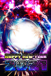 Happy New Year 2021 Photo Fram Screenshot 1