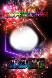 Happy New Year 2021 Photo Fram Screenshot 2