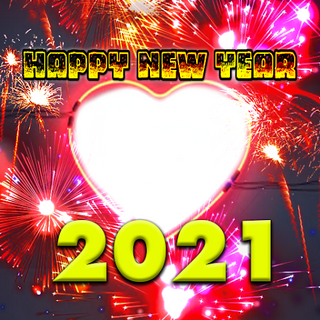 Happy New Year 2021 Photo Fram Icon