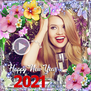 Happy New Year video maker 2021 Иконка