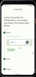 Transcriber for WhatsApp Скриншот 2