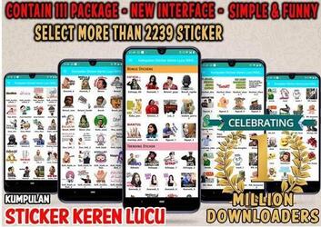 Kumpulan Sticker 2020 Lucu Keren for WAStickerApps Скриншот 3