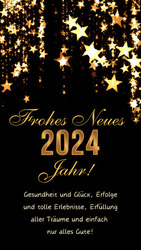 Neujahrswünsche und Grüße 2024 Screenshot 1