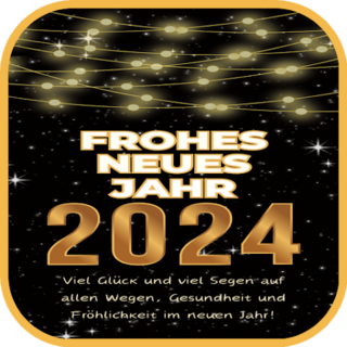 Neujahrswünsche und Grüße 2024 Icon