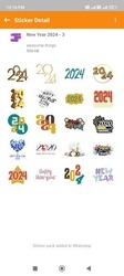 New Year Stickers for WhatsApp Скриншот 4