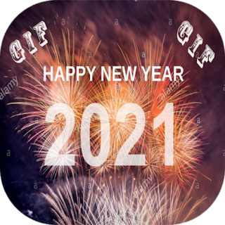 Happy New Year 2021 GIF Иконка