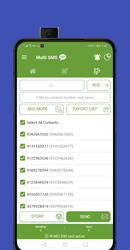 Bulk sms sender ( Excel, Text, Contact ) Screenshot 3