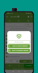 Bulk sms sender ( Excel, Text, Contact ) Screenshot 5