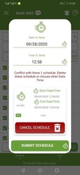 Bulk sms sender ( Excel, Text, Contact ) Screenshot 6