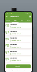 Bulk sms sender ( Excel, Text, Contact ) Screenshot 8
