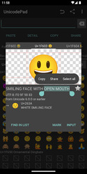 Unicode Pad Screenshot 1