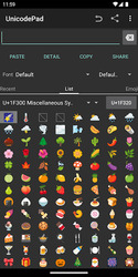 Unicode Pad Screenshot 2