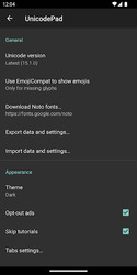 Unicode Pad Screenshot 8