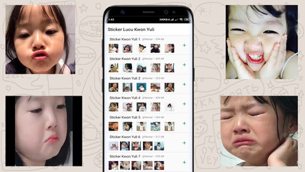 Stiker Lucu Kwon Yuli - WAStickerApps Screenshot 1