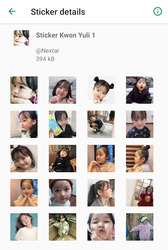 Stiker Lucu Kwon Yuli - WAStickerApps Screenshot 2
