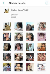 Stiker Lucu Kwon Yuli - WAStickerApps Screenshot 3