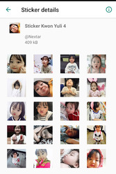 Stiker Lucu Kwon Yuli - WAStickerApps Screenshot 4