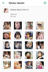 Stiker Lucu Kwon Yuli - WAStickerApps Screenshot 6