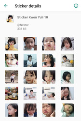 Stiker Lucu Kwon Yuli - WAStickerApps Screenshot 7