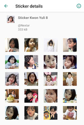 Stiker Lucu Kwon Yuli - WAStickerApps Screenshot 8