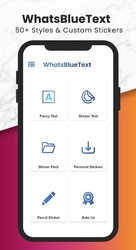 Fancy Text + Sticker Maker (WAStickerApps) Screenshot 2