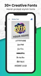 Fancy Text + Sticker Maker (WAStickerApps) Screenshot 6