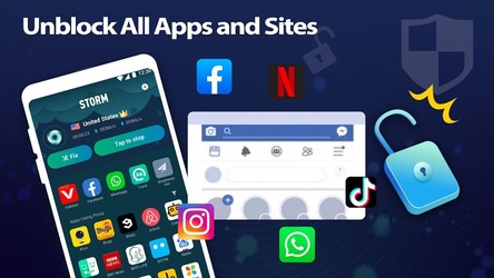 Storm VPN - Proxy Free Fast & Unblock Скриншот 4
