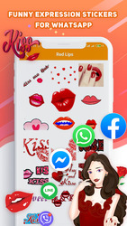 Love Stickers For WhatsApp-Emoji Gif WAStickerApps Screenshot 3