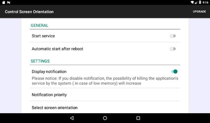 control screen rotation Screenshot 6