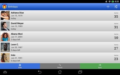 Birthdays: Reminder & calendar Screenshot 4