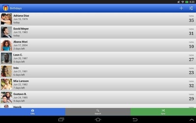 Birthdays: Reminder & calendar Screenshot 7
