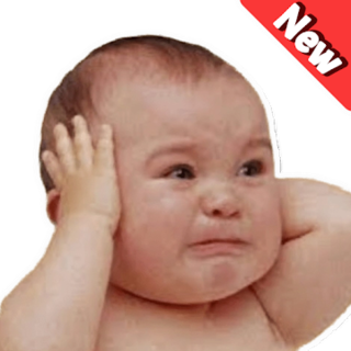 Funny baby faces stickers WAStickerApps Icon