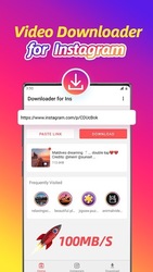 Загрузчик видео для Instagram, скачать и сохранить Скриншот 1