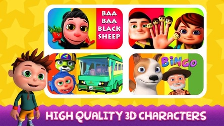English Nursery Rhymes ,Preschool Kids Fun Videos. Screenshot 2