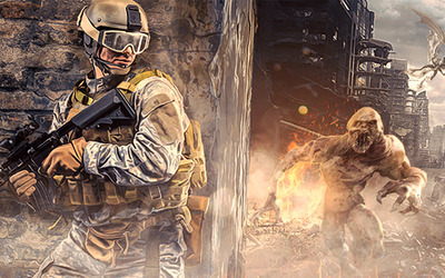 Zombie Terror 3D: FPS Survival Скриншот 1