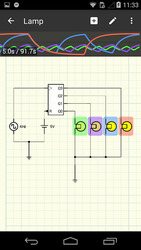 iCircuit Electronic Circuit Simulator Скриншот 4