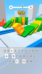 Type Spin: alphabet run game Скриншот 1