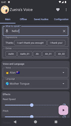 Zueira’s Voice: Text to Speech Screenshot 1