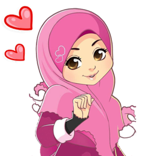 ?Cute Hijab Girls Stickers? - WAStickerApps Icon