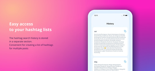 Likes and followers by popular hashtags Screenshot 3