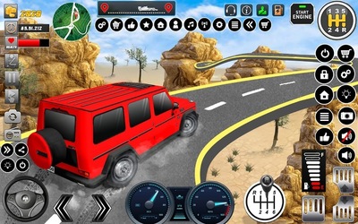 Автомобильная игра «Горный под Скриншот 1